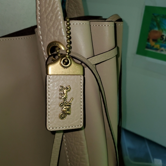 coach dark stone bag